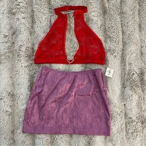 New Frederick’s of Hollywood Seductive Sweetheart Lingerie Set
